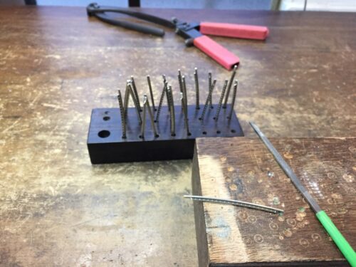 フレットをカットした
