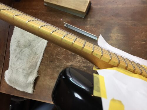 フレットのすり合わせ