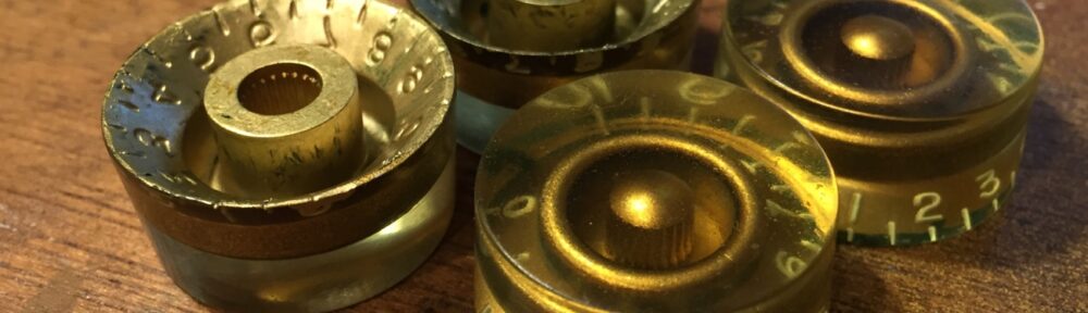 スピードノブのレリック加工