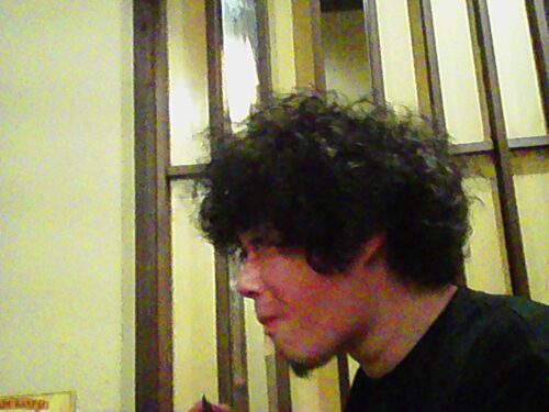 飲み会を満喫するキャンドゥのくまが撮ってくれた私の近影