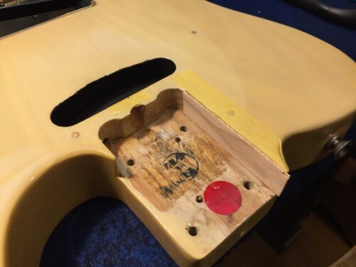 薄板を貼る