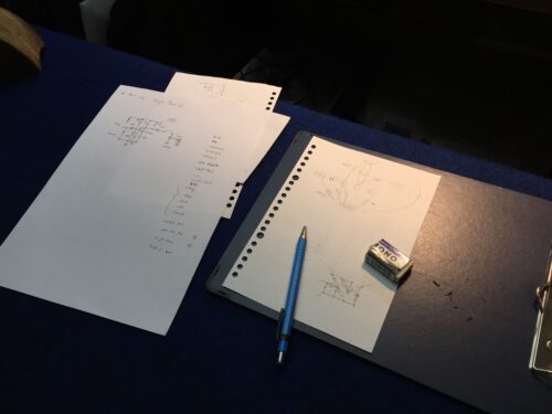 実体配線図を作る