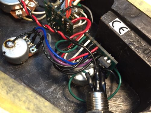 力に弱いところにチューブを被せた