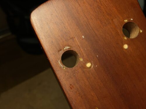 スパイクの傷を埋める