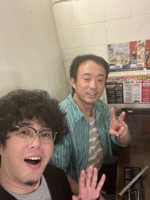 一緒に写真を撮りました