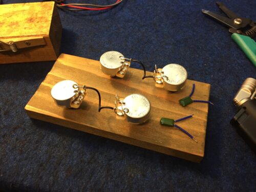 ポット配線の下準備