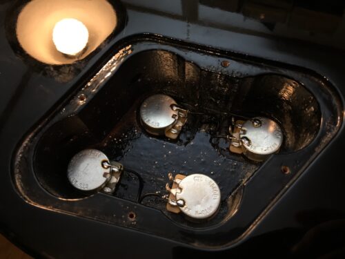 ポットの取り付け