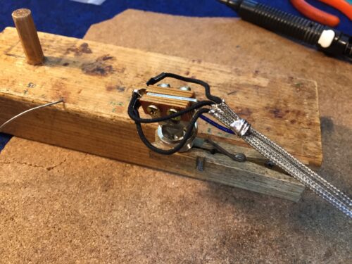 スイッチ配線の下準備