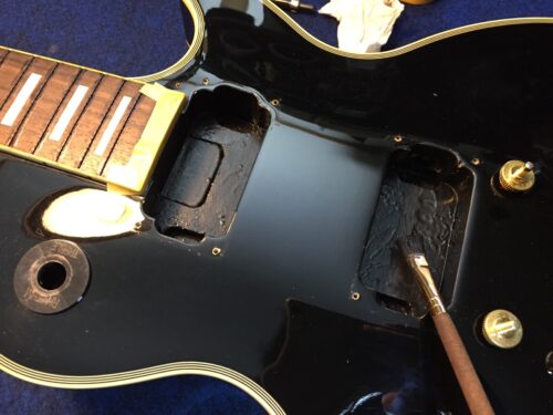 導電塗料の塗布