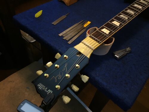 弦溝の深さを追い込む