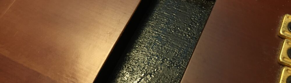 2回目の導電塗料塗布