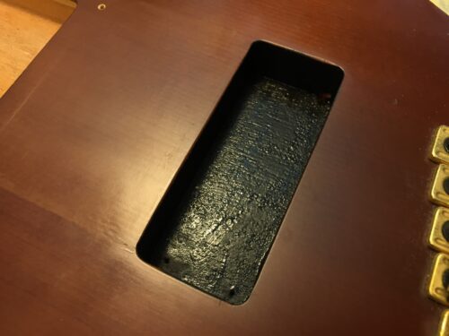 2回目の導電塗料塗布