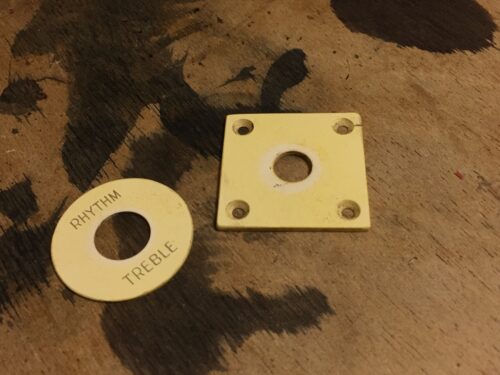 ジャックプレート　トグルプレートのレリック加工