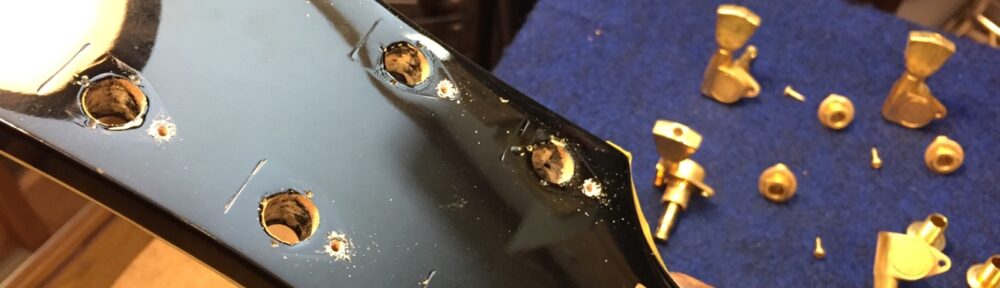 ペグの清掃とグリスアップ