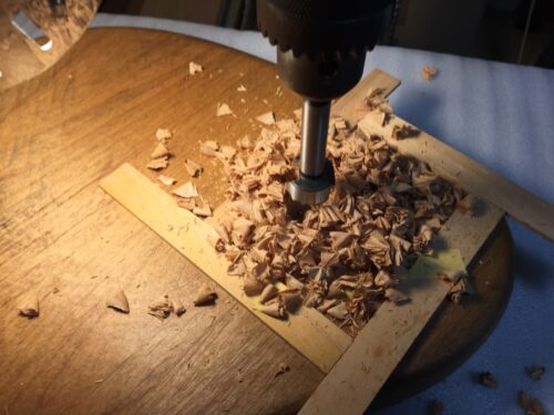 フォスナービットで粗加工