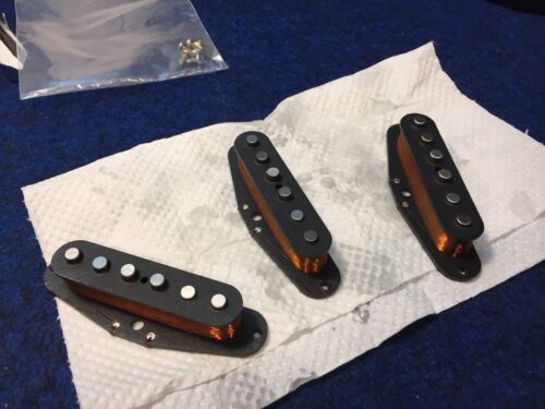 ピックアップを巻いた