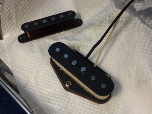 テレキャスターのピックアップを製作した