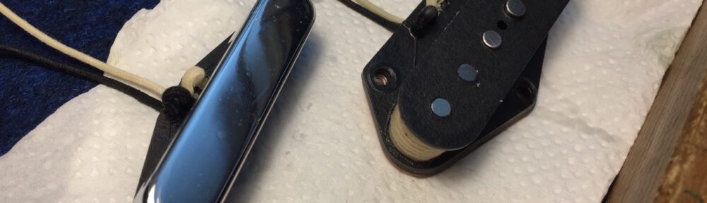 テレキャスターのピックアップを製作した