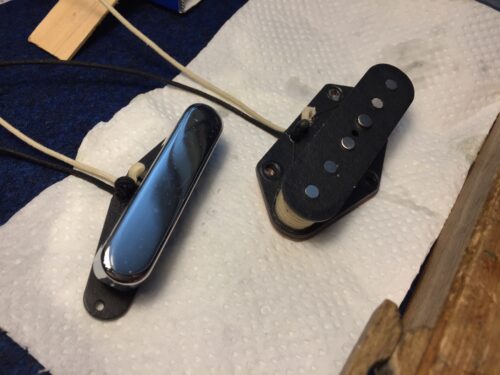 テレキャスターのピックアップを製作した