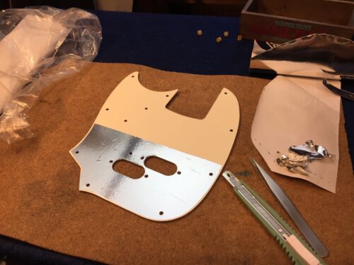 アルミシート貼り