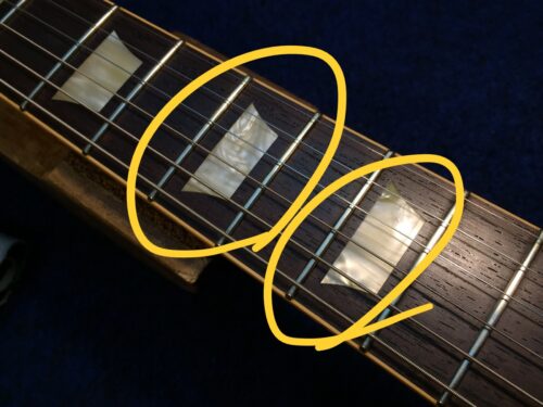 ポジションマークが浮いている