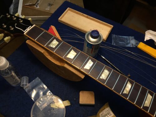 ポジションマークが取り付けられた