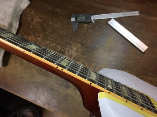 フレットのすり合わせ