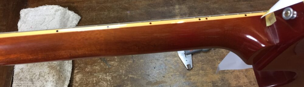 フレットのすり合わせ