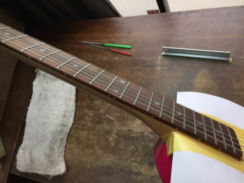 フレットのすり合わせ