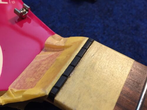 ナットを丸めた