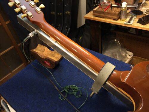 ヒーターをあてなおす