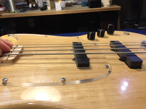 ピックアップの高さが極端に見える