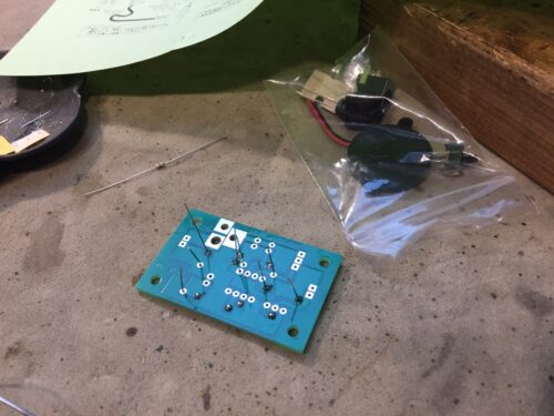 抵抗の取り付け