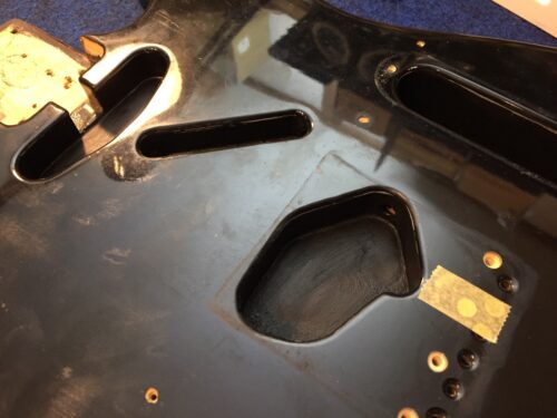 導電塗料の塗布