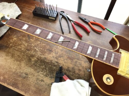 フレットのカット