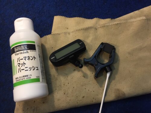 球体関節の緩みにマットバーニッシュ