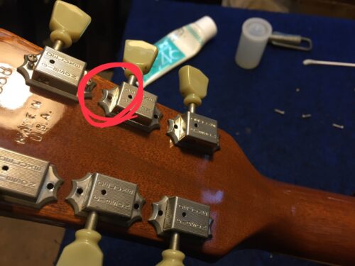 ペグのメンテナンス