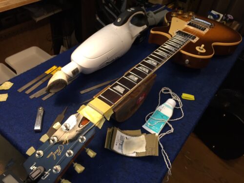 弦溝を追い込む