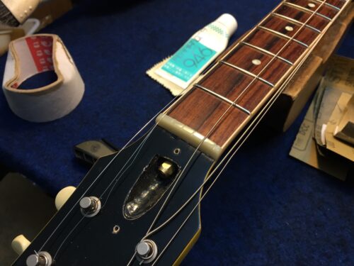 ナットの上面を仕上げた