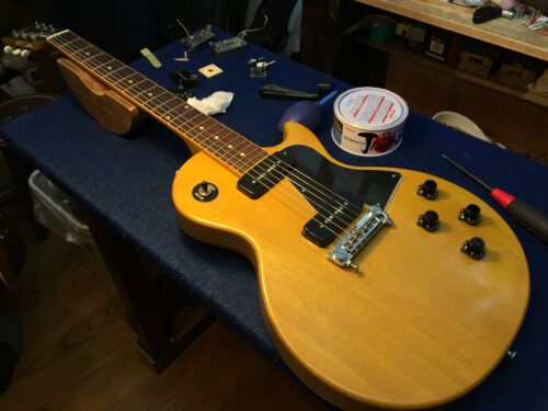 ギター3本の部品入れ替えをした