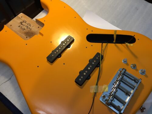 ピックアップを取り付けた