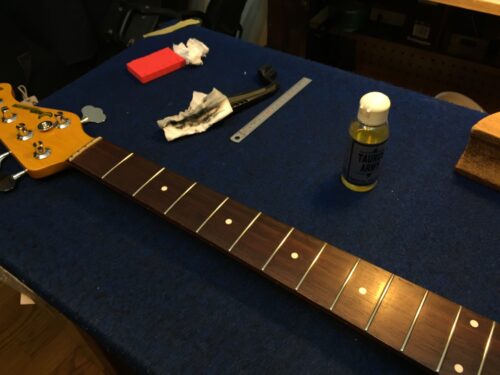 フレットクリーニング