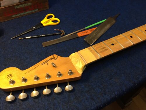 ナット溝の清掃