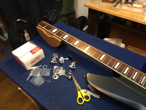 ペグ交換を始める