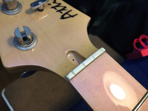 ブラスナットに交換する