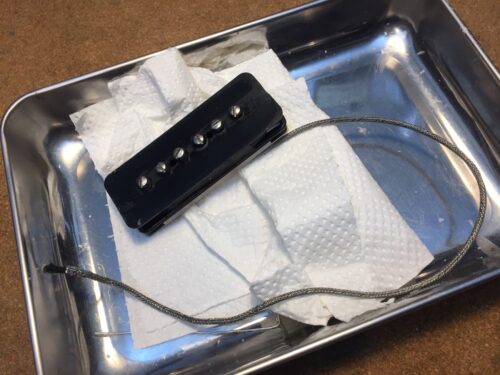 ワックスポッティングした