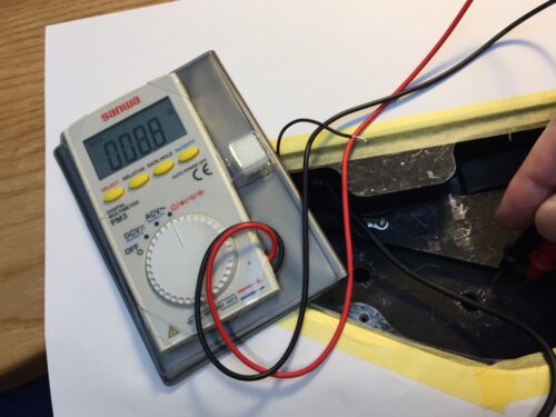 導電塗料の抵抗値