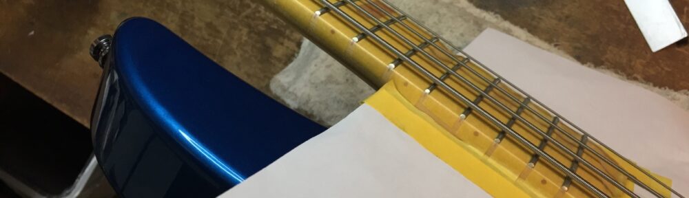 フレットを削る