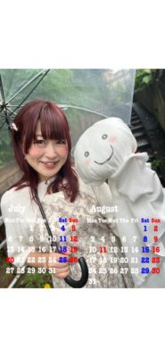 7月のカレンダー撮影