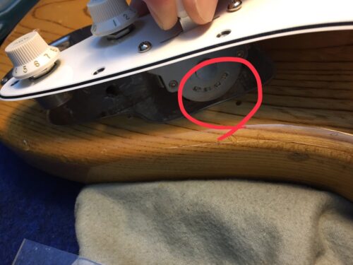 スイッチがあたる